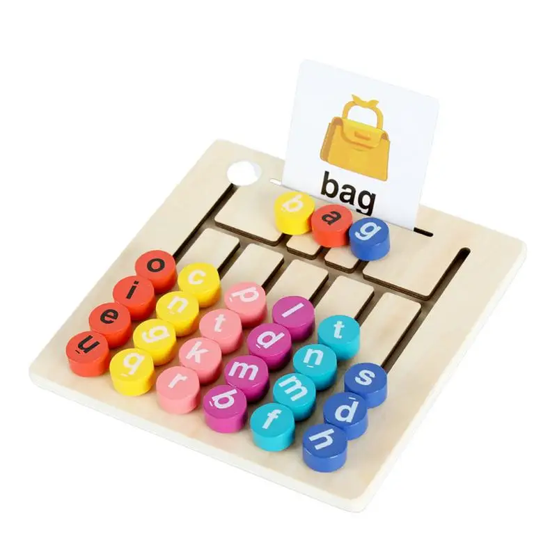 

Matching Letter Game Alphabet Puzzle Wooden Word Spelling Maze Baby Spelling Games Flash Cards Alphabet Puzzle Matching Letter