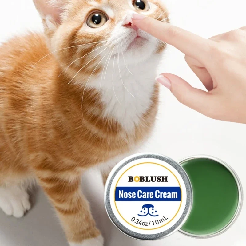 10mlNatural Ingredient Pet Nose Moisturizing Cream Relieve Dryness for Dog Cat Nose and Paw Winter Moisturizing Cream