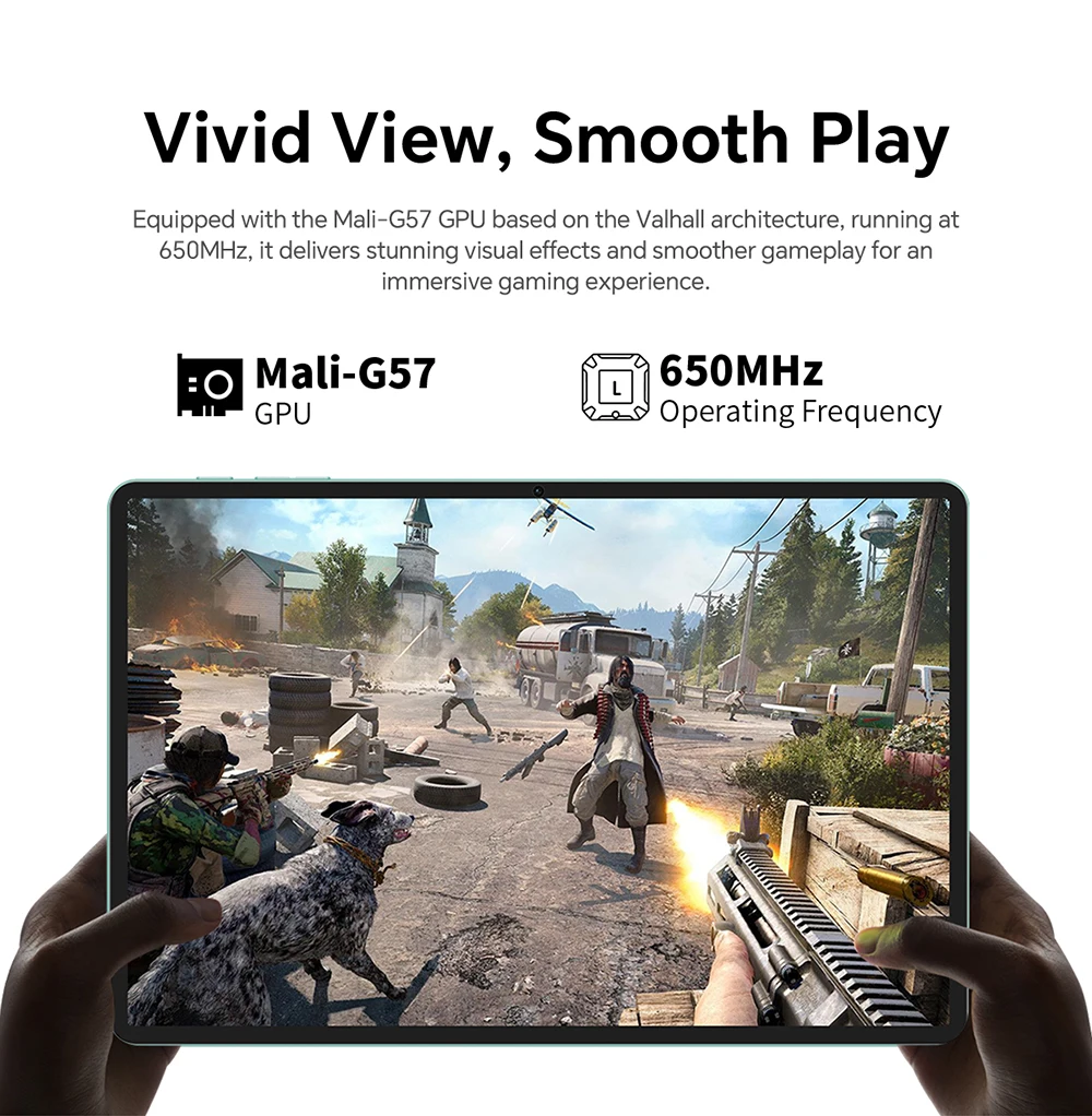 Η οθόνη Teclast P50 παρουσιάζει ζωντανά χρώματα