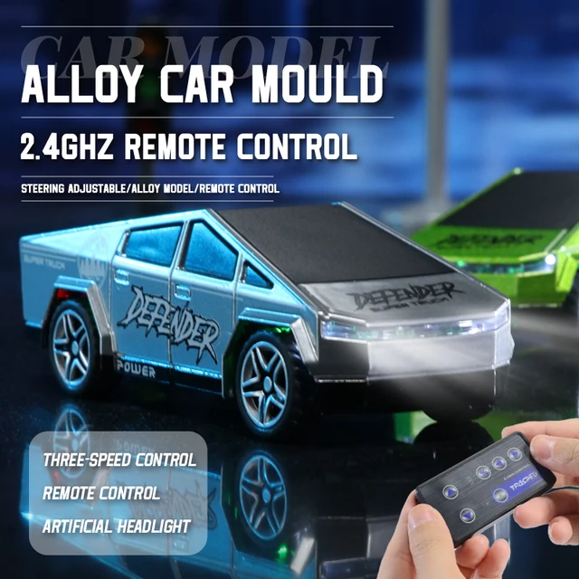 RC 1:64 Off-Road Monster Truck Remote Control Mini Climbing Car Alloy Model Remote Control Electric Toy Car Children's Gift 4