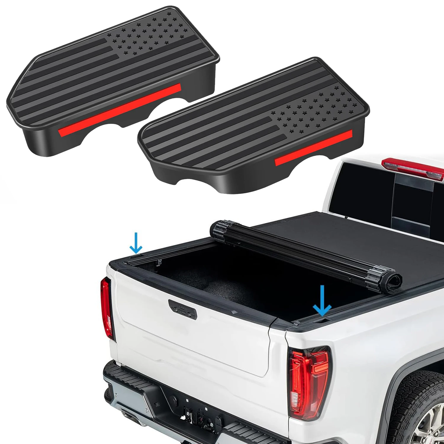 Aazon.co: ROURTEKK Bed Rail Stake Pocket Covers Copatible With GC Sierra 1500/Chevy