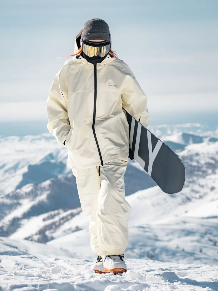 Skisuit eendelig skipak voor dames, elegant, pailletten, sneeuwpak, ski, overall, hoodie, jumpsuit, lange capuchon, winter, warm, sneeuw, skipak, outdoor, sport, sneeuwpak voor vrouwen, snowboard, B