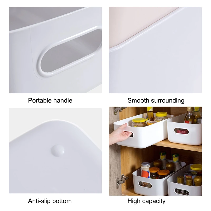 New Kitchen Organizer Under Sink Drawer Storage Box Cabinet Desktop Snack Makeup Storage Box Spice Organizer Kitchen Accessories 5