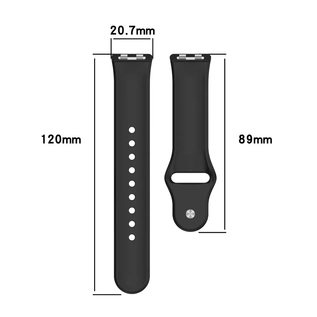 Enhanced Soft Silicone Smart Watch Band Strap