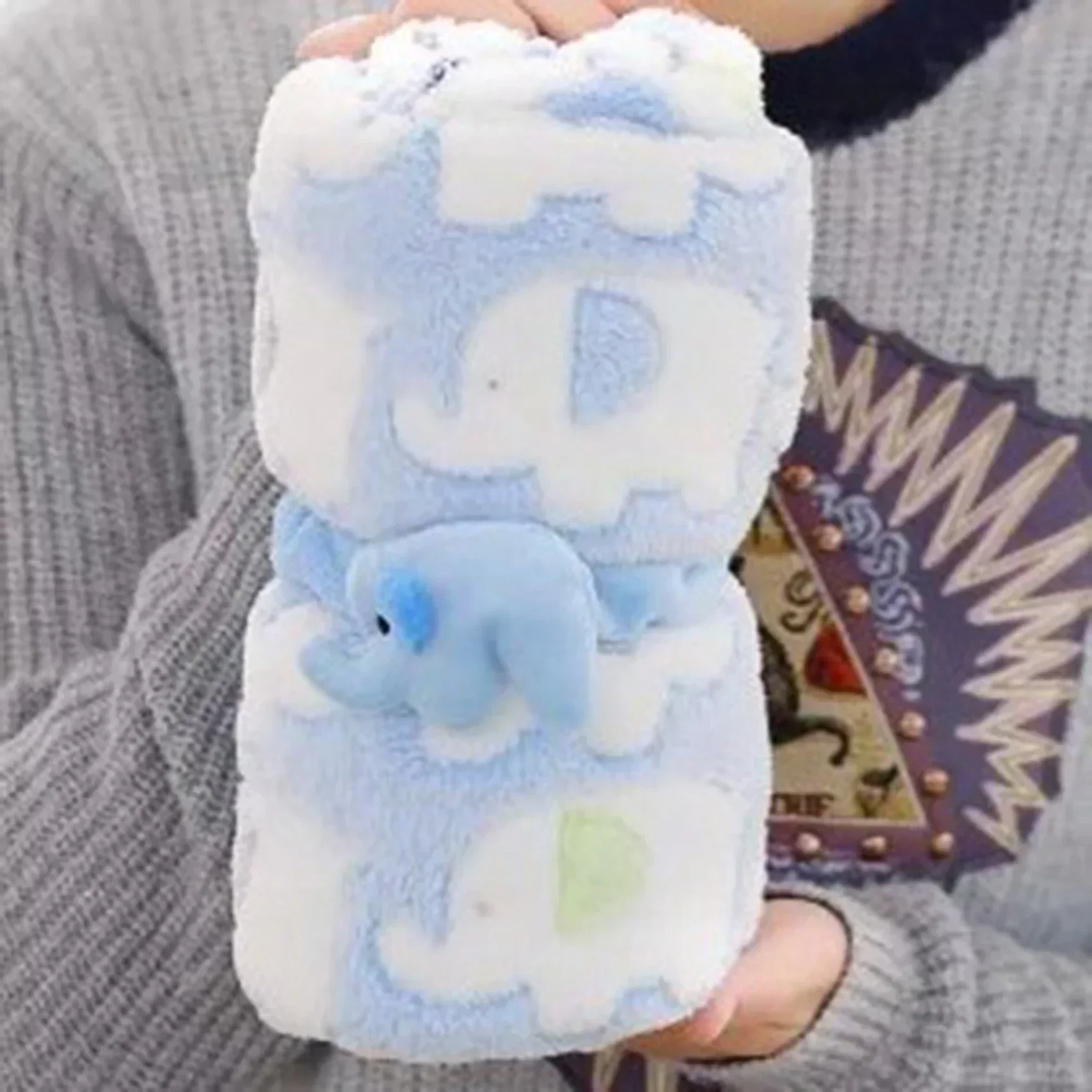 Baby Blanket & Swaddling Newborn Thermal Soft Fleece Blanket Winter Solid Bedding Set Flannel Quilt Infant Bedding Swaddle Wrap