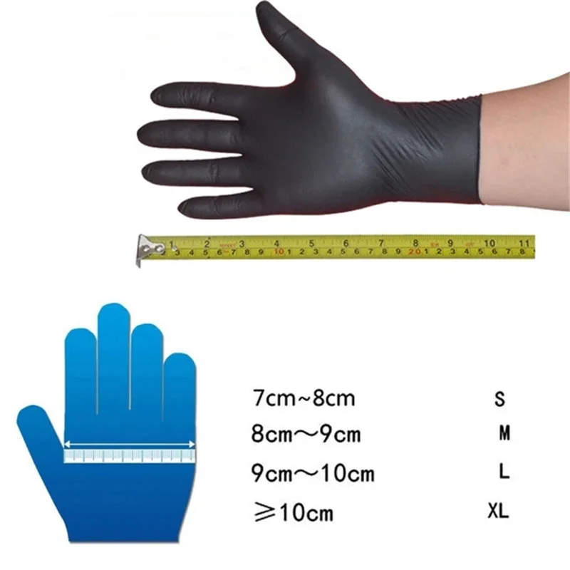 Disposable Gloves 10/5/1Pc Black Latex Free Powder-Free Exam Size Small Medium Large X-Large Nitrile Vinyl Hand Cover disposable gloves,disposable nitrile gloves,vinyl disposable gloves,disposable plastic gloves