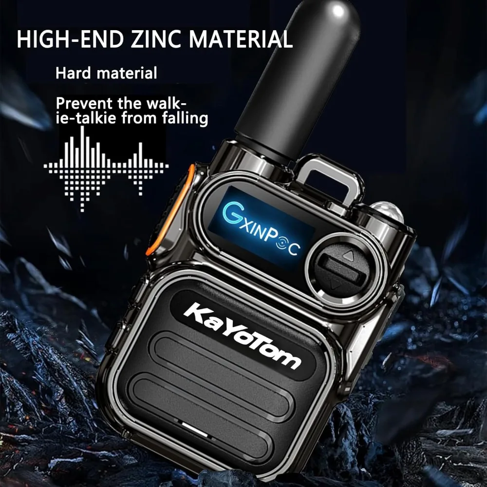 KaYoTom M11 Global Walkie Talkies: 5000-Mile Unlimited Range, Ideal for Family Contact, Hiking & Camping Two-Way Radio 6