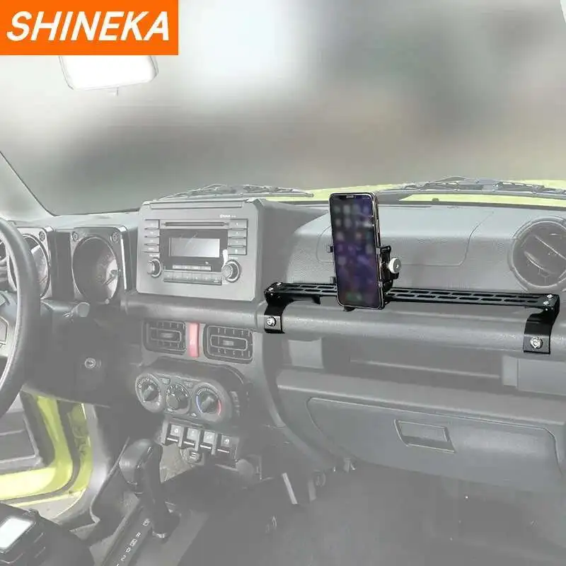 SHINEKA GPS 스탠드 스즈키 지미 JB74 2019+ 자동차 휴대 전화 홀더 지원 브래킷 로드 액세서리 스즈키 지미 2019-2022
