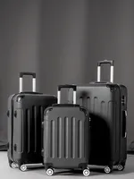 Ensemble de bagages 3 pièces, valises légères de voyage avec roulettes, serrure TSA et coin rigide, ensembles de bagages de voyage familial 3