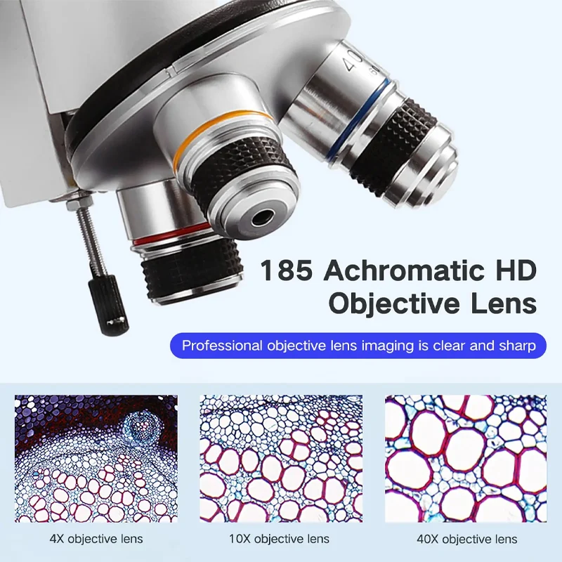 Digital Microscope 64X-2400X Monocular Optical Elementary School