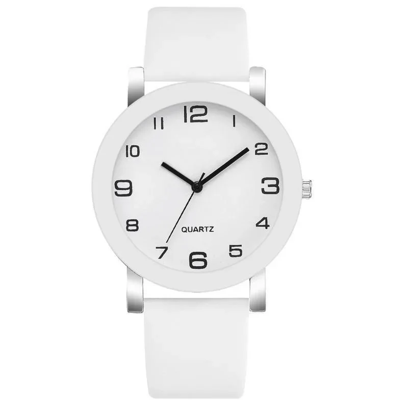 Fashion Simple Leather Clock Watches Quartz Watch Women Men Casual Digital Wristwatch Couple Watches 여자시계  Relojes Para Mujer 3