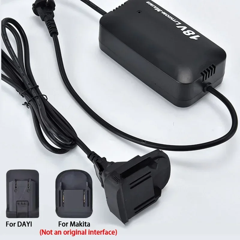 Преобразователь переменного тока 220 В постоянного тока 18 в 20 в адаптер для HongSong Lomvum ZhiPu JiangMi для DAYI литий-ионных электроинструментов No для Makita оригинал