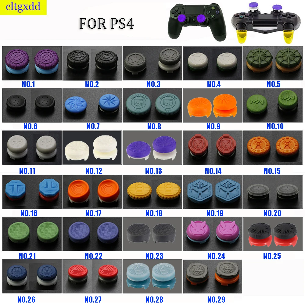 1 set FOR PS4 Controller Buttons Video Game Controller Accessories Joystick Cover Extender Cap