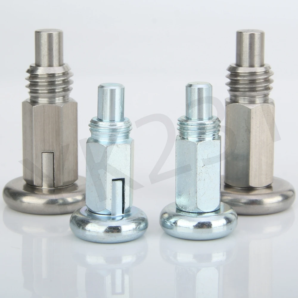 YK231 All Steel Self-locking Return Type Index Bolt Spring Plungers Indexing Locating Pins Without Nut