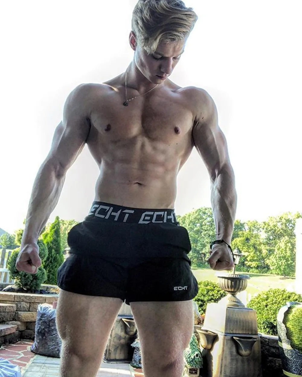 Summer Casual Shorts Men Bodybuilding Quick Dry Bermuda Gym Fitness Running Training Pants Male Beach Swimming Trunks Bottoms 4