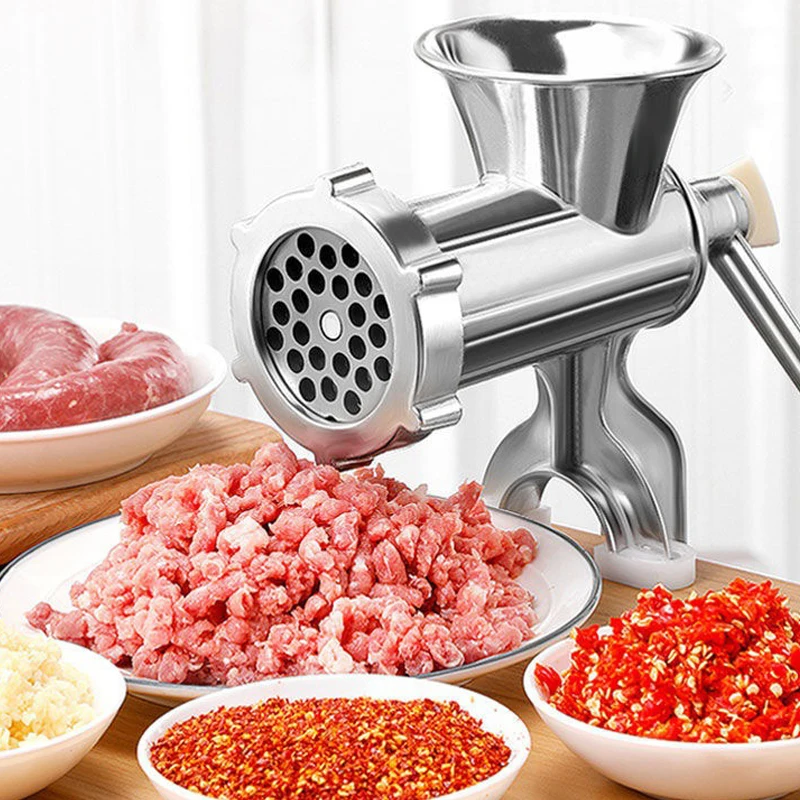 Handheld Manual Meat Grinder Sausage Stuffer Food Processor Chopper Filler  Pasta Maker 2 In 1 Fast Homemade Sausage Making Tool - AliExpress