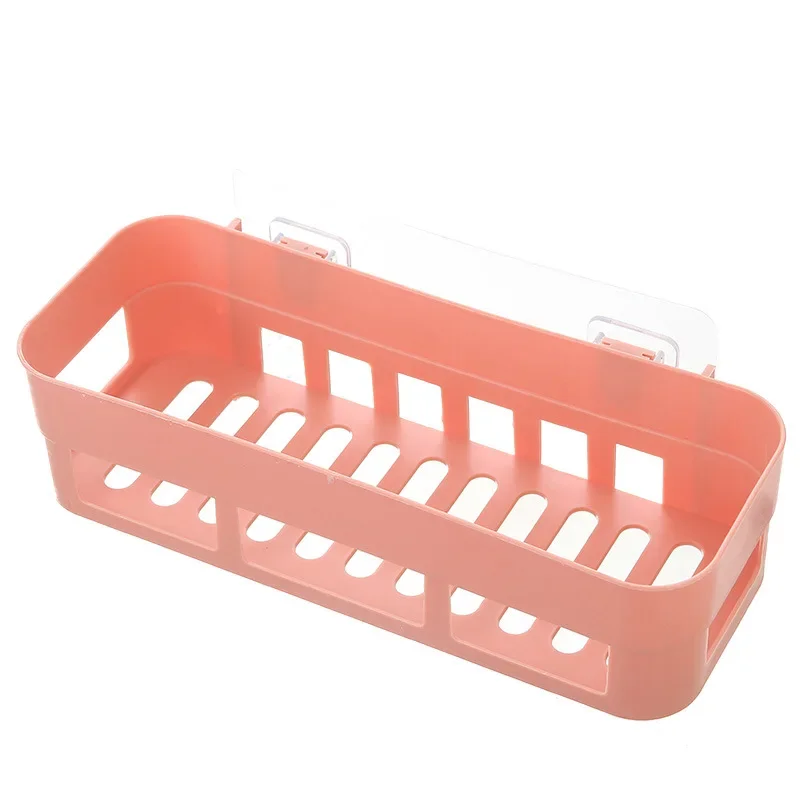 Bathroom Shelf Rack Toilet Adhesive Shampoo Gel Storage Basket Decoration Bathroom Corner Shower Shelf Organizer Accessories 5