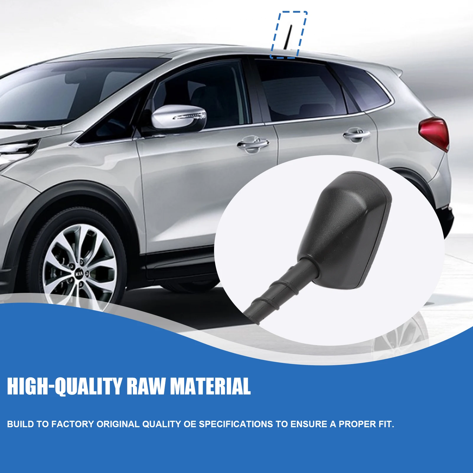 YananAC R15CS Autoantenne - 21,5cm Für Hyundai, Toyota, KIA - AM/FM Radio