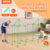 VEVOR  Fort Building Kit Children's DIY Indoor Castle Beading Stem with 96 Rods and 44 Balls Play Tent Toy for 4+ Kids Gifts 2