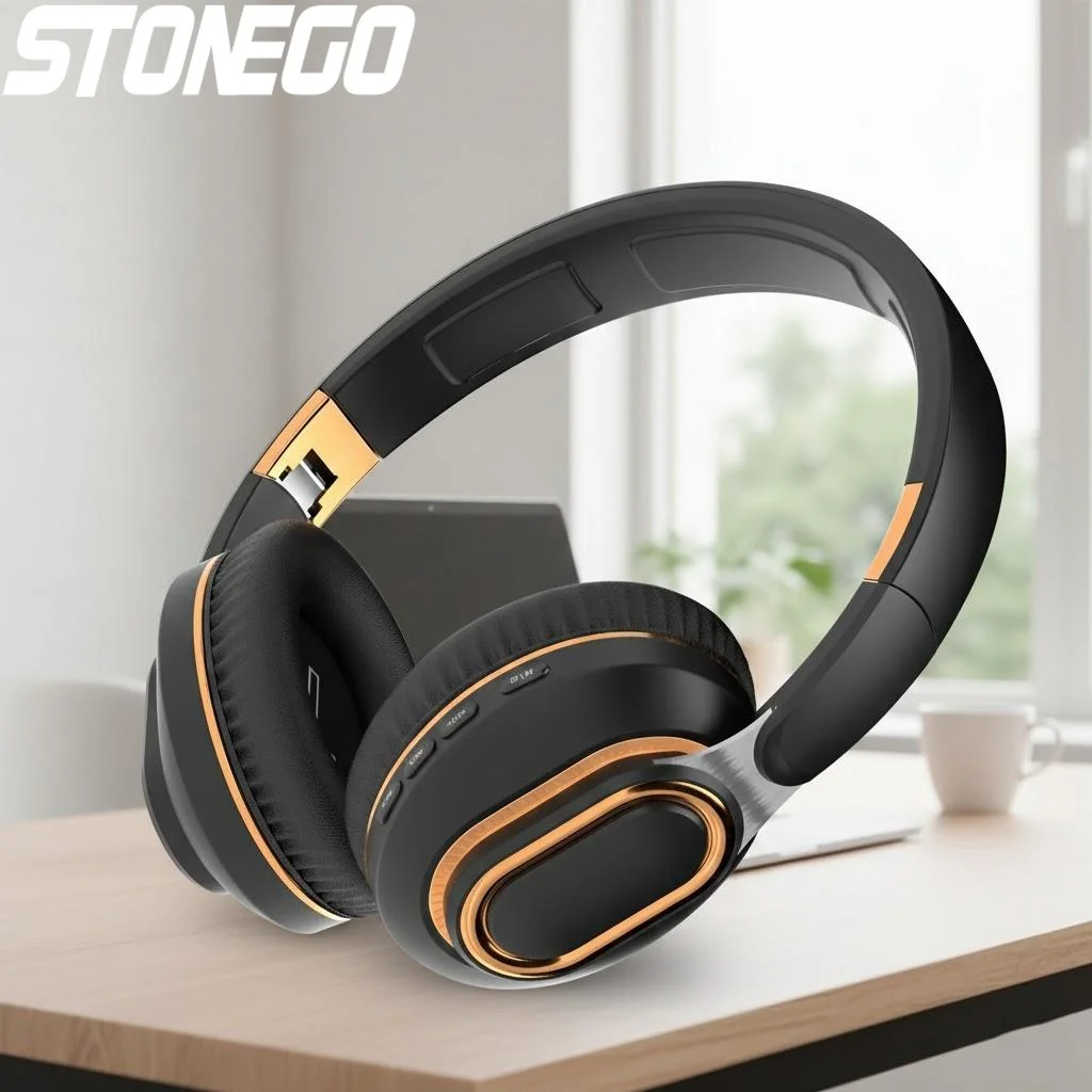 Bluetooth Wireless Gaming Headset with HiFi Sound and Immersive Audio Experience