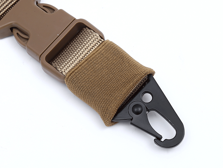Description Picture 6 of itemTactical Gun Single Point Sling Adjustable Bungee Rifle Shoulder strap length for Airsoft Hunting Accessories Strap M4 with pad