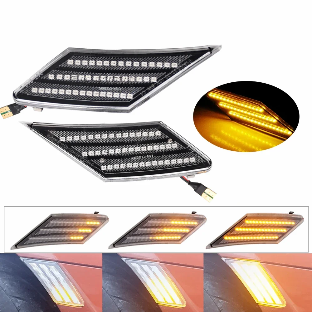 Brz Accessories Smoked LED Side Marker Lights For Scion FR-S/Subaru BRZ/Toyota 86 (2013-2020 Models) Scion Frs Parts