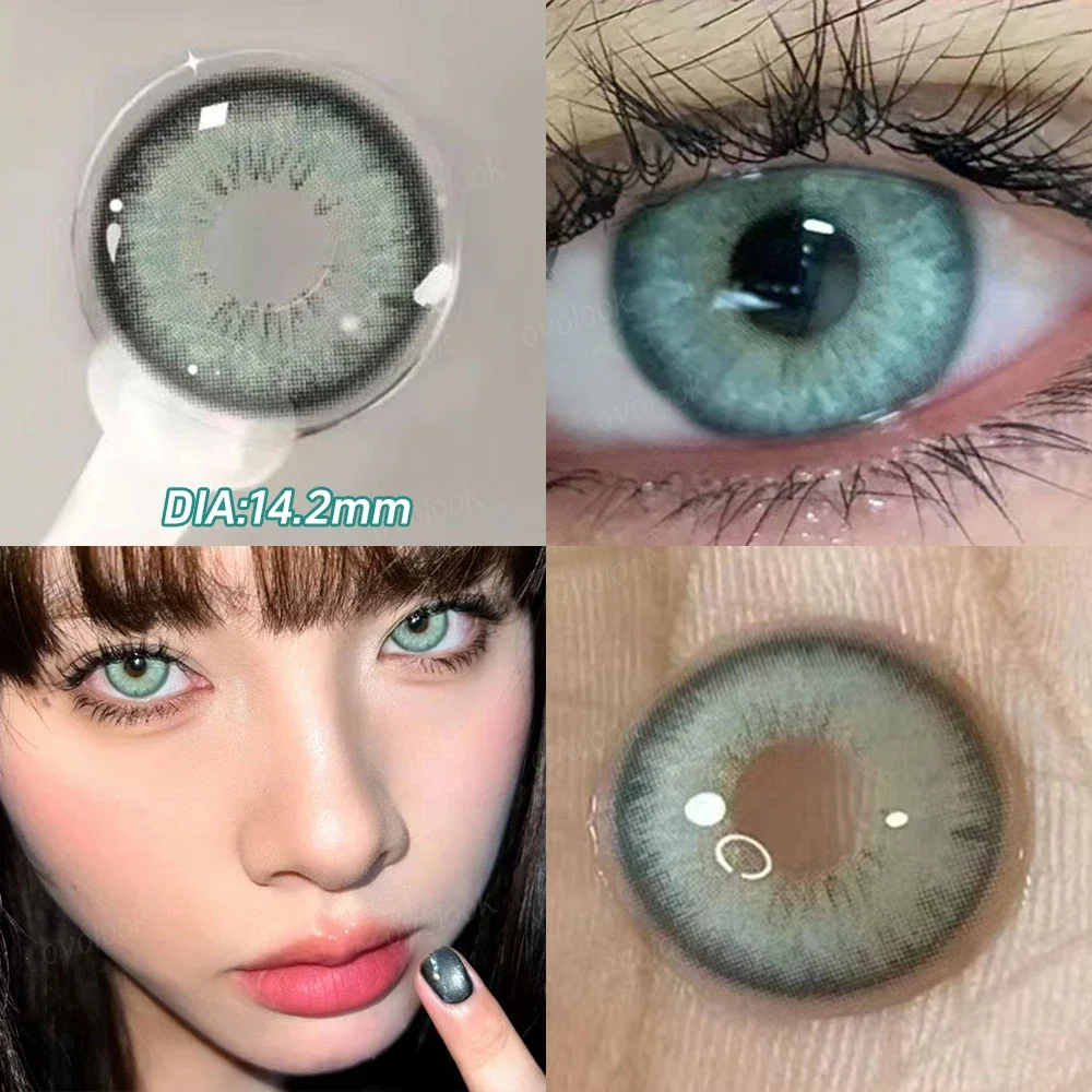 Enhance Your Look: Big Black Eye Color Lenses with Fast Shipping (2-Pack)