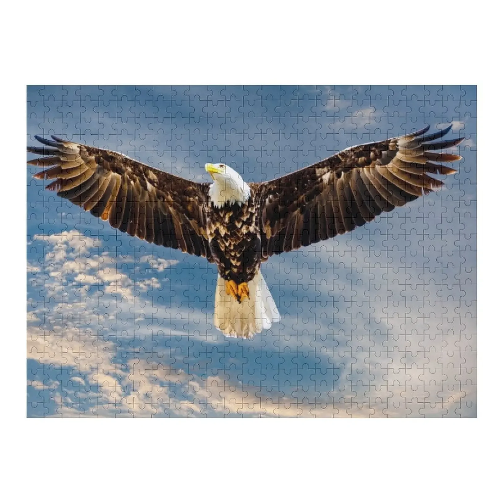 Soaring Bald Eagle Jigsaw Puzzle Personalized Toys Personalized Wooden Name Customized Toys For Kids Puzzle dick winters and his easy company lounging at eagle s nest hitler s former residence in the bavarian alps 1945 jigsaw puzzle
