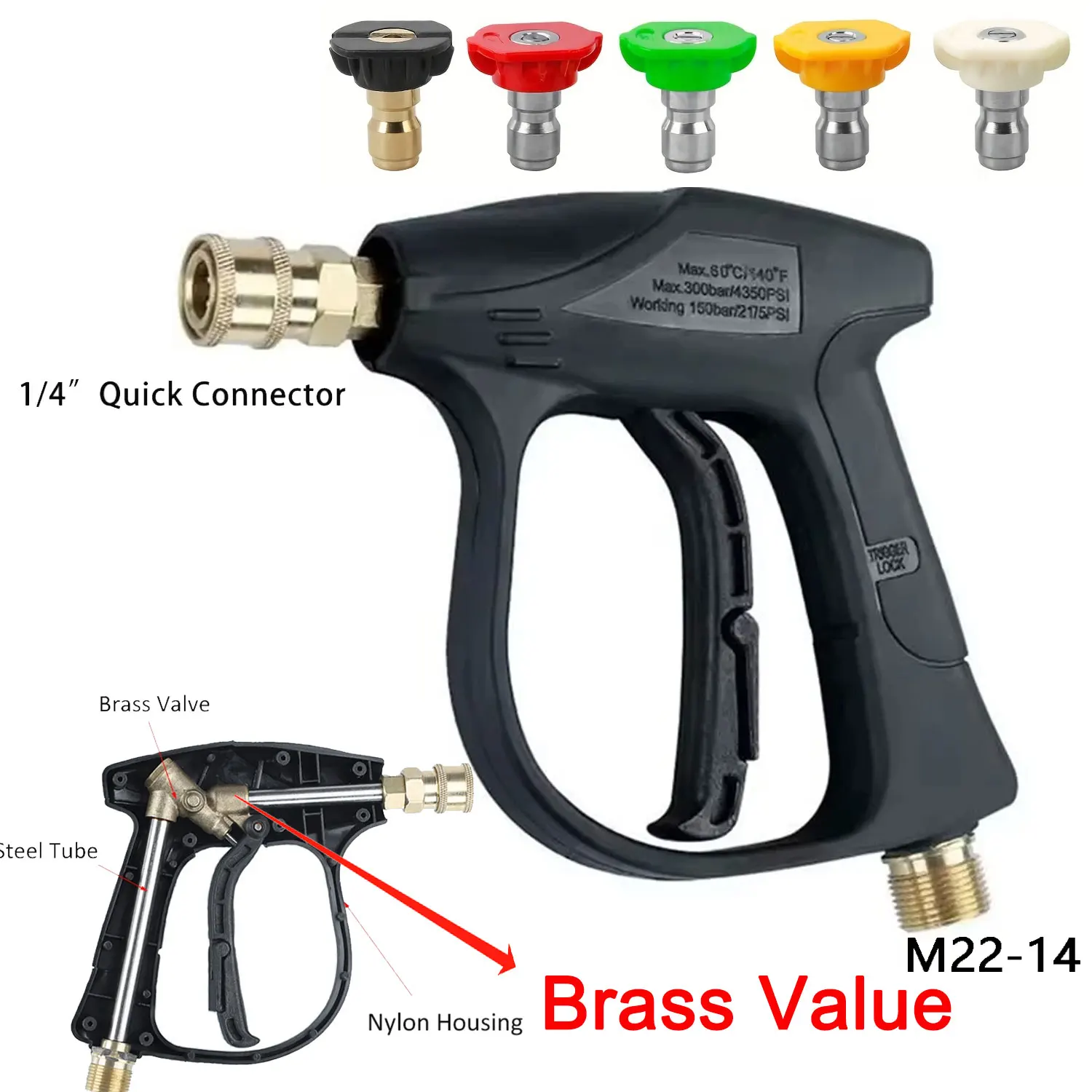 M22-14 Brass