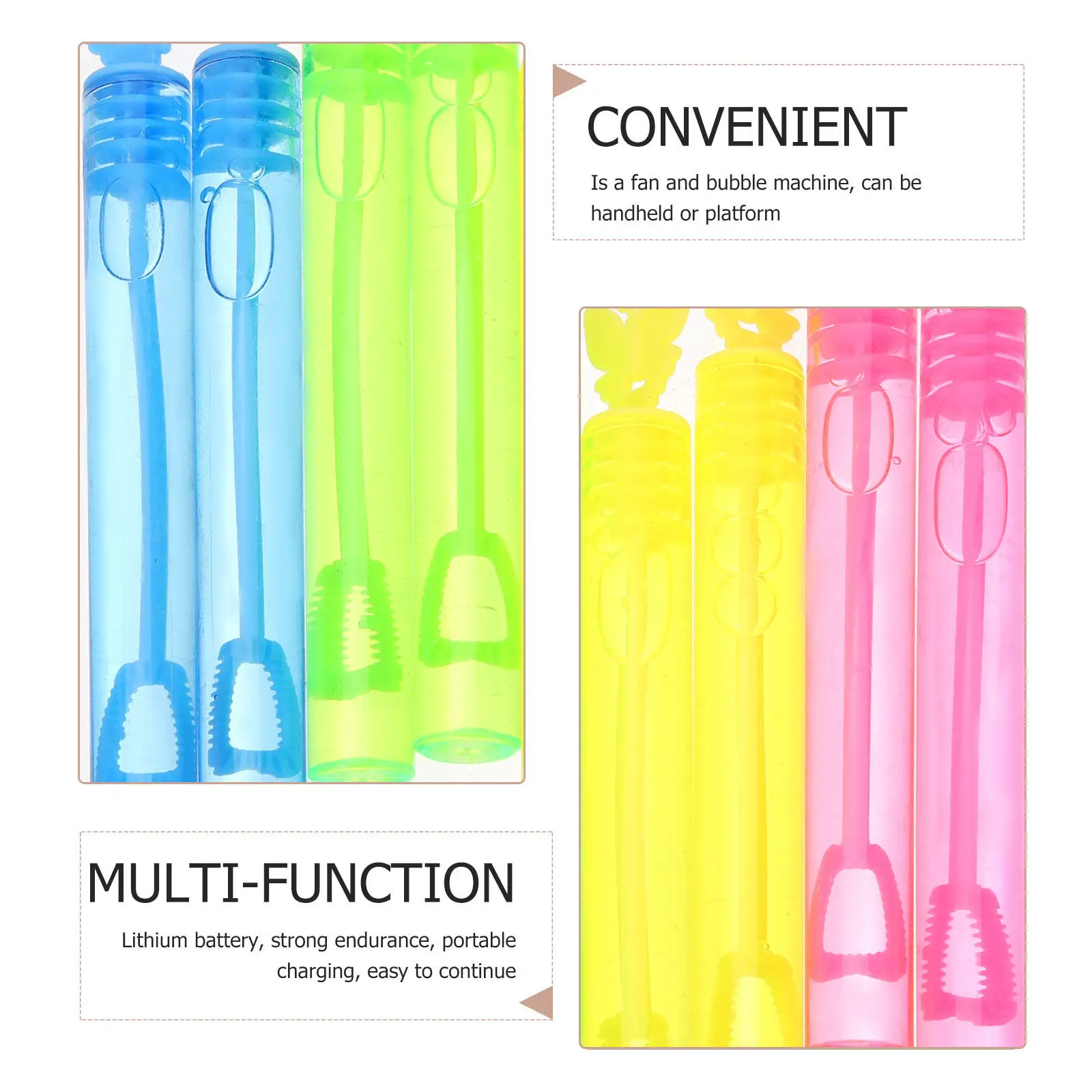 48Pcs 버블 완드 생일 파티를위한 크리 에이 티브 버블 메이커 어린이를위한 여름 야외 재미 어린이를위한 버블 재미있는 장난감 어린이 장난감