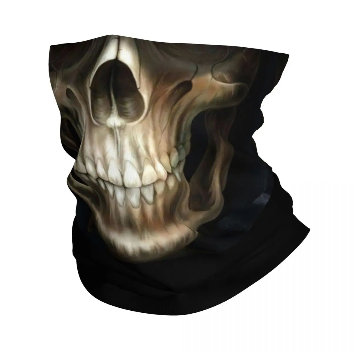 

Skull Demon Bandana Neck Gaiter Printed Cosplay Party Mask Scarf Warm Headband Running for Men Women Adult Breathable