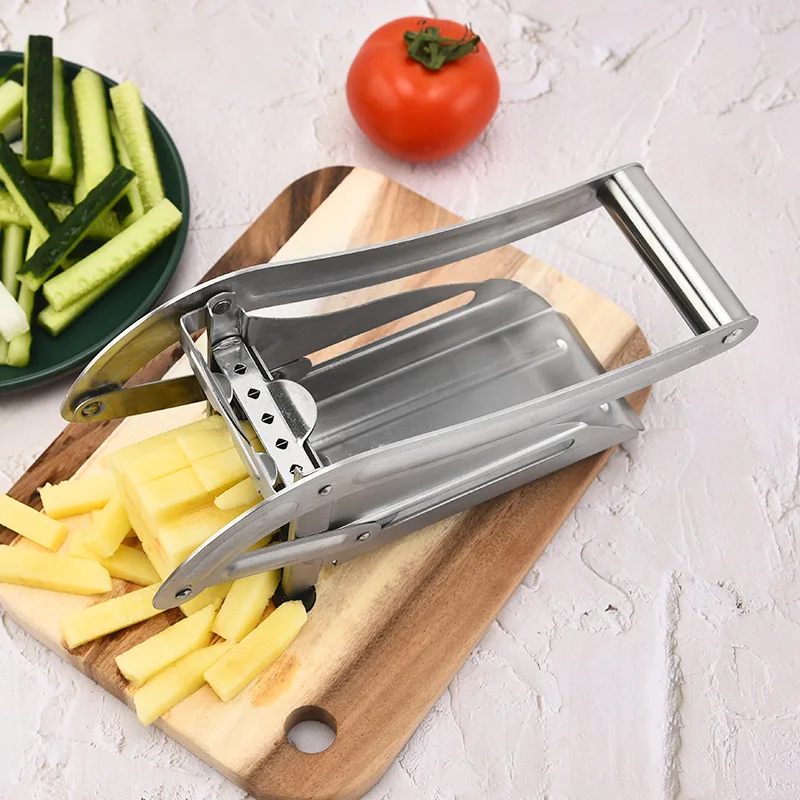 Manual Potato Cutter Stainless Steel French Fries Slicer Potato Chips Maker  Meat Chopper Dicer Cutting Machine Tools For Kitchen - AliExpress