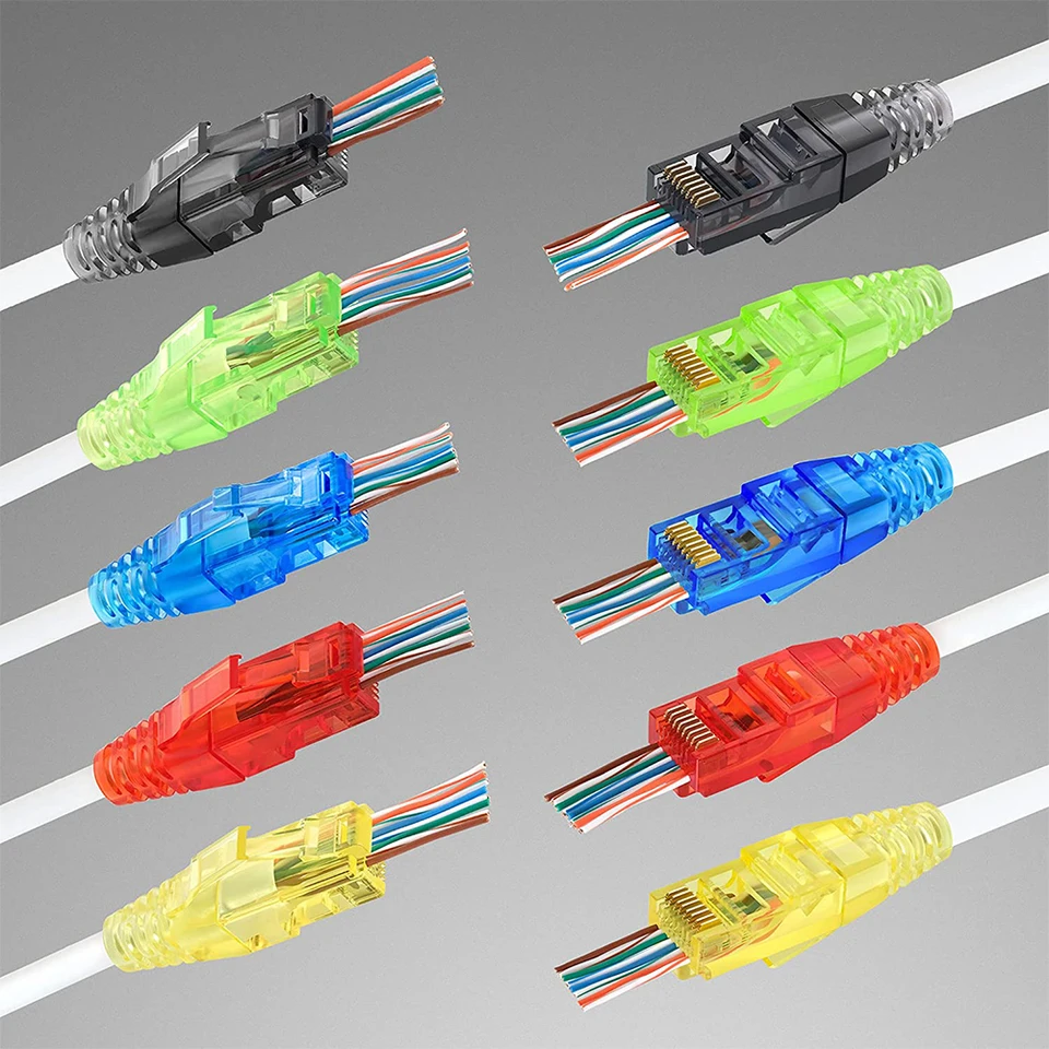 6mm RJ45 BOOT 20pk. Network Connector. Ethernet Strain Relief