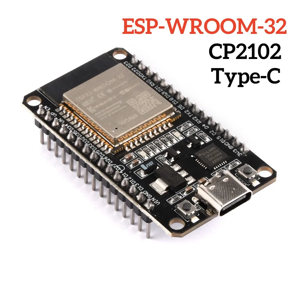 

ESP32S ESP-WROOM-32 плата разработки 2,4 ГГц двухъядерный WiFi Bluetooth 2 функция микроконтроллера для платы расширения Arduino