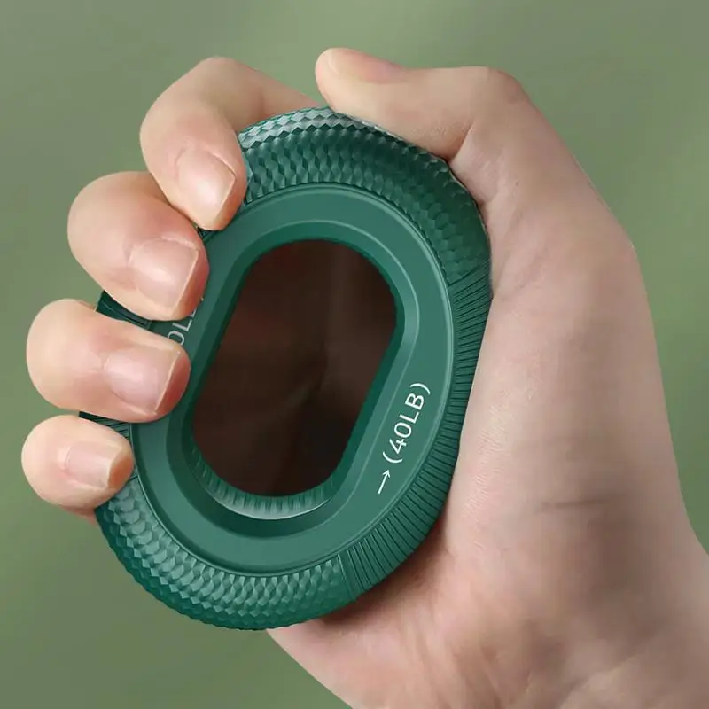 Adjustable Hand Grip 20-80LB Silicone Finger Gripper Rings Strengthener Muscle Exerciser Home Gym Strength Training Equipment fitness hand gripper arm strength trainer