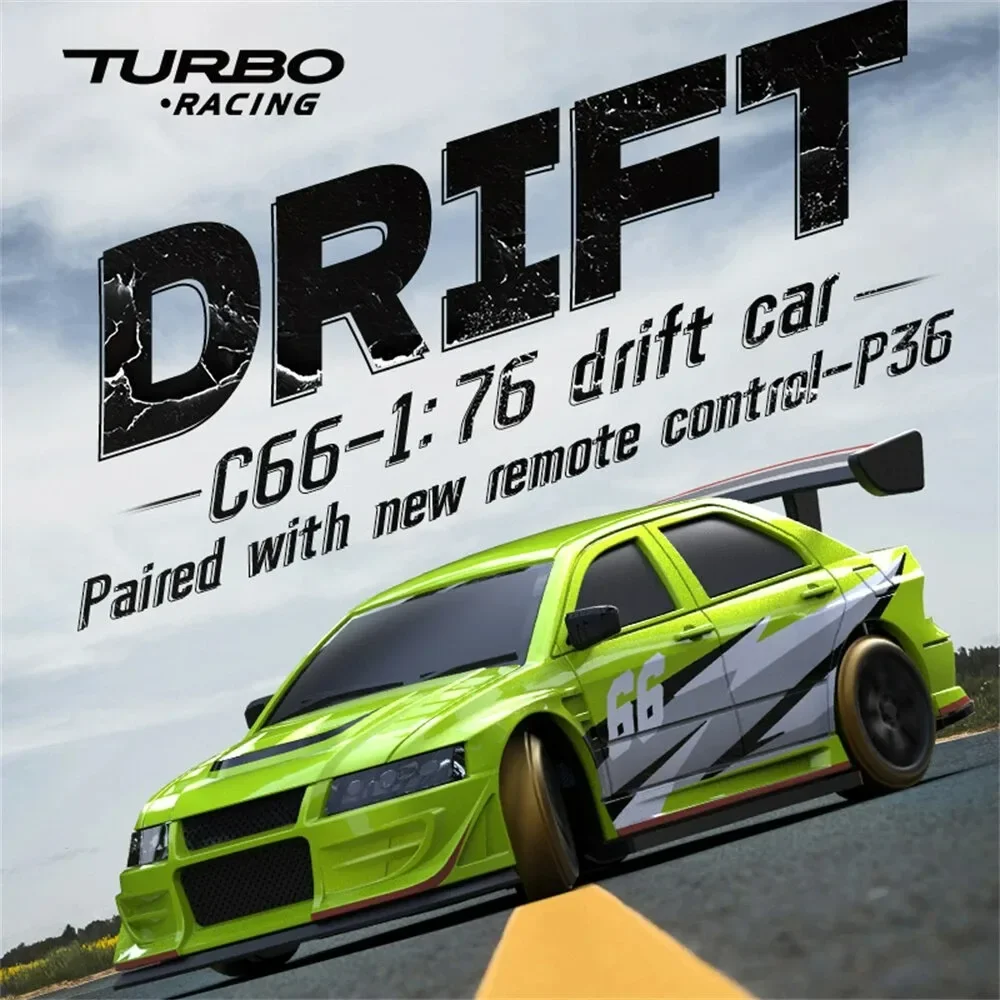 Turbo Racing C66 RTR 1/76 2.4G RWD Mini Drift RC Car with