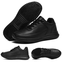 Non Slip Work Shoes Kitchen Chef Shoes Waterproof Restaurant Walking Sneakers Lightweight Work Trainers for Kitchen Chef 1