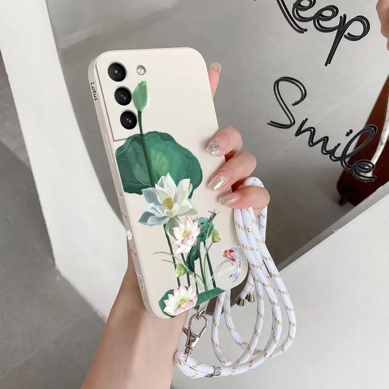 Beautiful Lotus Silicone Phone Case - Elegant and Durable Cover