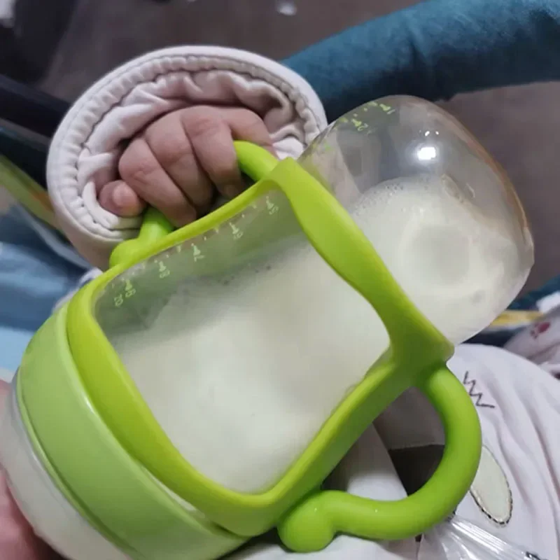Baby Feeding Accessories Baby Bottle Grip Handle for Universal Milk Bottles