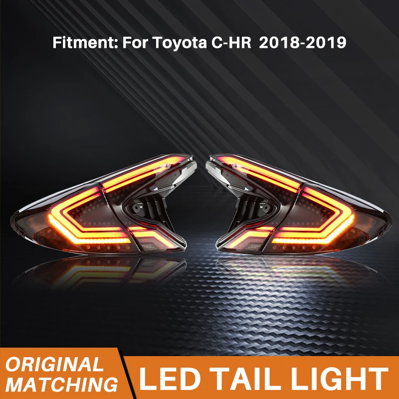 

Задние фонари для Toyota светодиодный 2018, задние фонари, запуск, анимация, DRL, задние фонари, Детская сборка