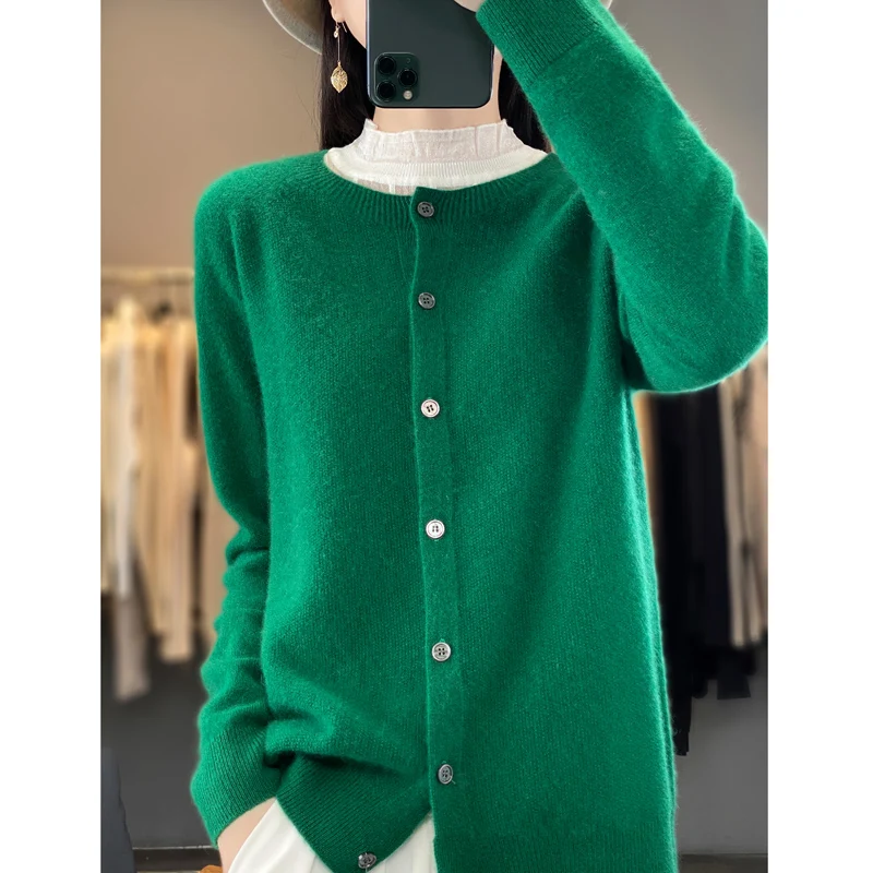 ตัวเลือกสินค้า เสื้อกันหนาว Merino 100% อบอุ่นสบาย ใส่ได้ทุกฤดู