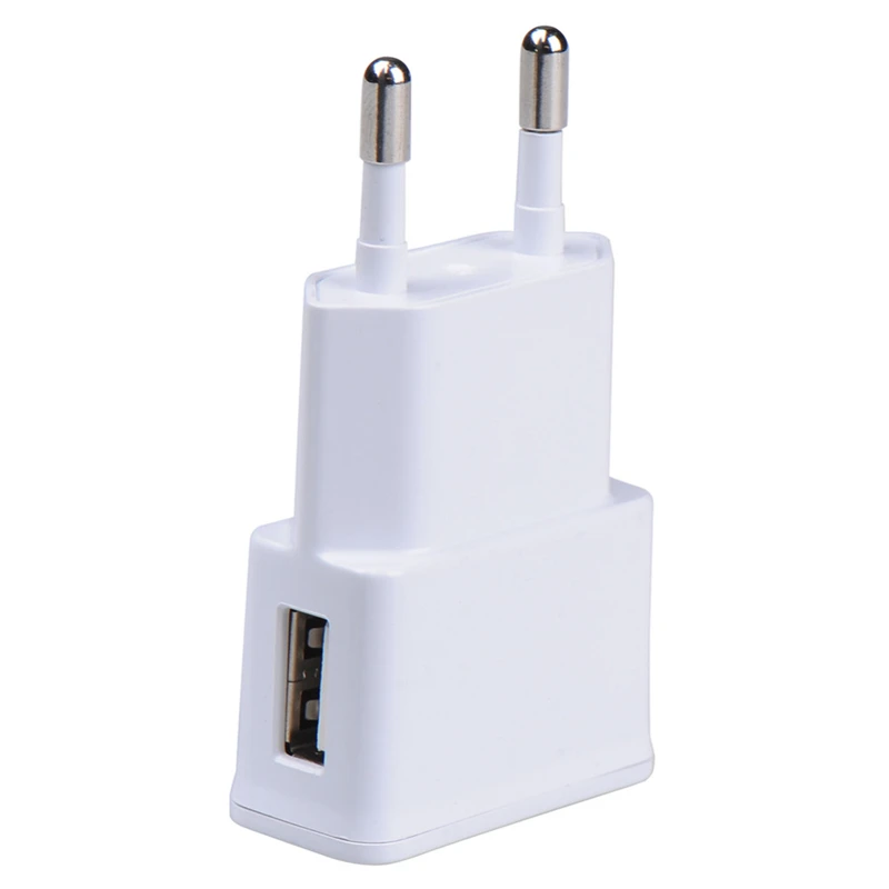 Mobile Phone Charger EU Plug 1 Port USB Universal Travel Wall Chargers For Iphones 13 Pro Samsung Black/White Charging Adapter