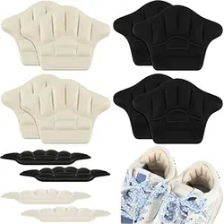 Heel Pads Inserts Sports Heel Protector Sneakers Adjust Size Heels Liner Grips Pain Relief Leather Heel Cushion Patch Foot Care