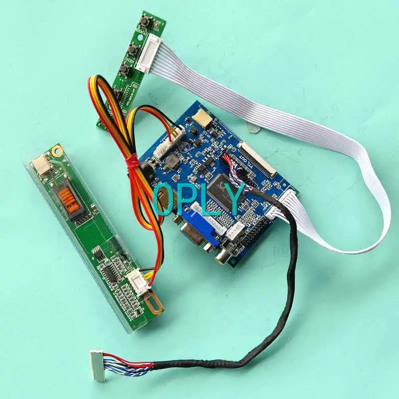 

LED LCD Display Matrix Controller Board Fit CLAA154WB03A CLAA154WB04 1280*800 30 Pin LVDS 15.4" Kit 1CCFL HDMI-Compatible AV VGA