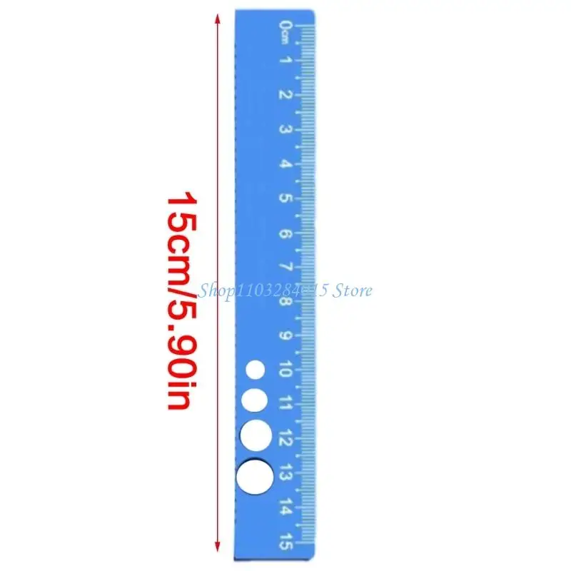 학교 숙제 필수를 위한 직선 가장자리 삼각형 도구를 포함한 R6FF 금속 기하학 눈금자 세트