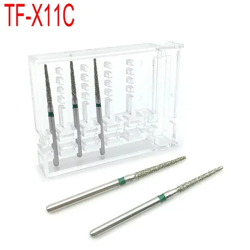 

FG 1.6M Dental Diamond Burs Drill for Teeth Whitening Polishing High Speed Handpiece Dental Burs TF-X11C