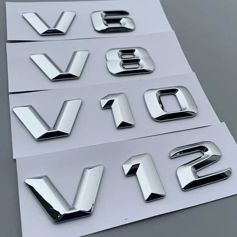 

Car Fender Side Wing Emblem Badge Sticker For Mercedes C E S W205 W204 W213 W212 W221 V6 V8 V10 V12 Emblem Stickers Accessories