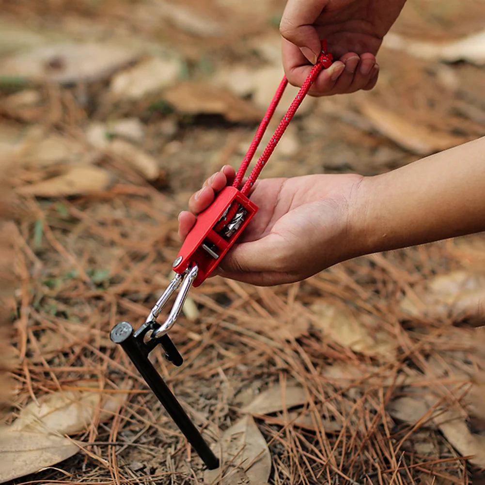 Tent Fastener Rope Adjustable Canopy Hanger Rope Windproof Tent Tension Ropes Reflective for Tent Clothsline Hammock