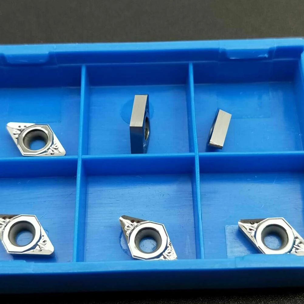

10 Pcs DCGT070208-AK H01 DCGT21.52 Blades Carbide Inserts For Aluminum For Metalworking Semi-finishing Sharping