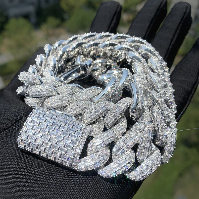 キューバリンクチェーン50cmシルバー316Lステンレス Savlano 925